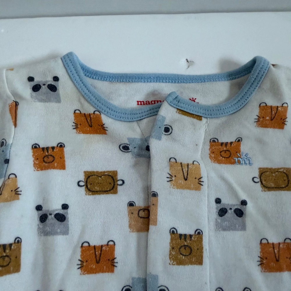 Magnetic Me Animal Print Sleeper Size 6-9 Months - Picture 6 of 11